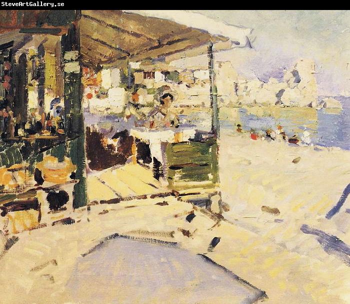 Konstantin Alexeievich Korovin On the Seashore in the Crimea